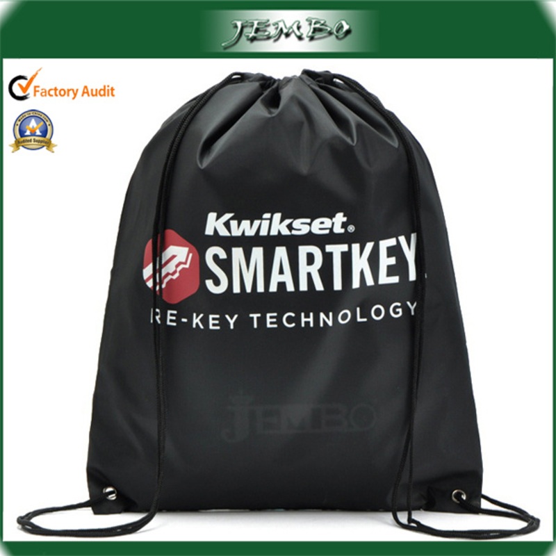 Black Recycled Backpack Two Sides Drawstring Bag – Non Woven Drawstring Bag and Drawstring Backpack Bag price