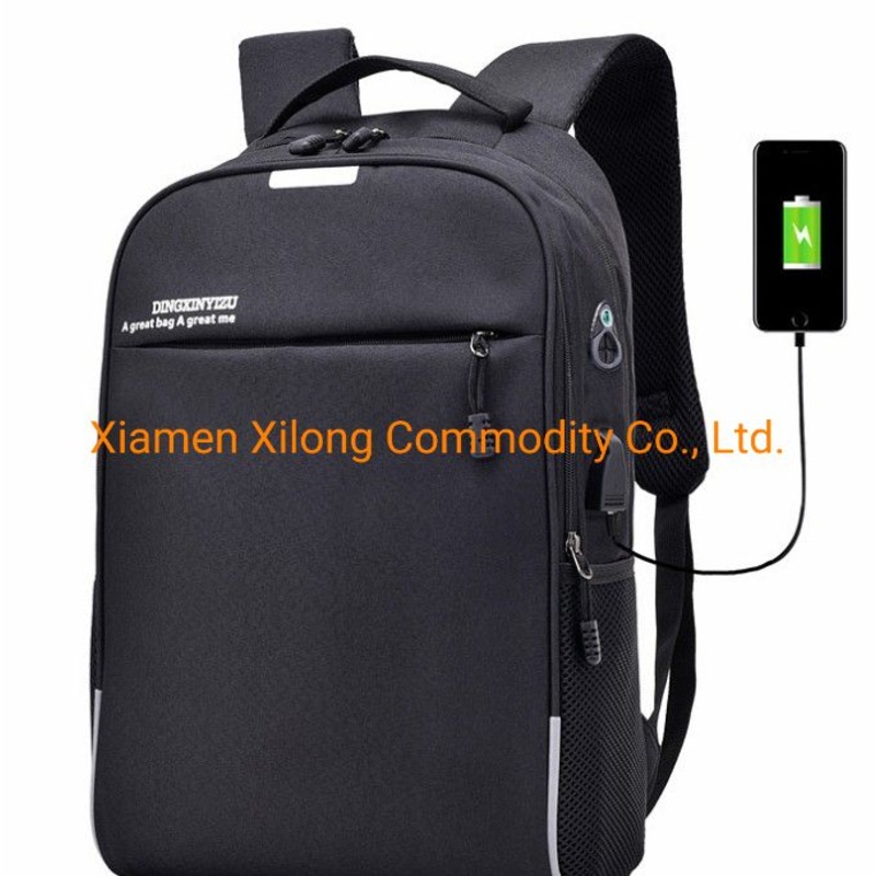 Business Computer Custom Back Pack USB Backbag New Design Nylon Designer Waterproof Laptop Backpack Bag – Charge Backpack and Computer Backpack price