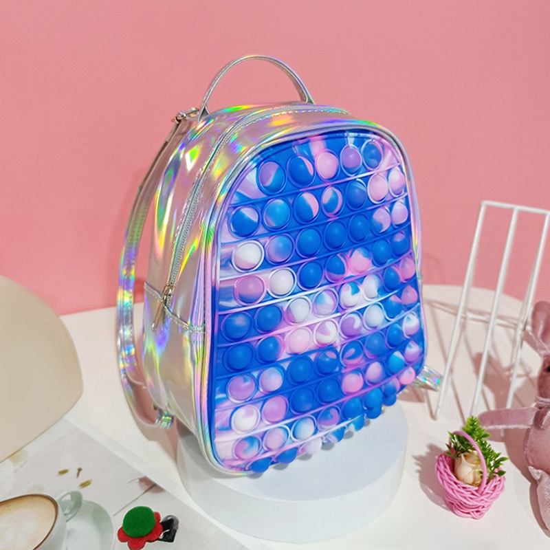Waterproof Material Custom Children Silicone Pops Bubble Fidget Backpack – Toy Backpacks and Backpacks Silicone price