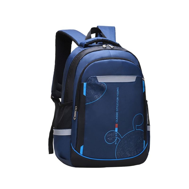 Wholesale Fashion Design Durable Nylon Material Teenager Students Daily Shoulder Book Bag Pack Boys Girls School Bags Backpack with Reflective Strip – School Bags and School Backpack price