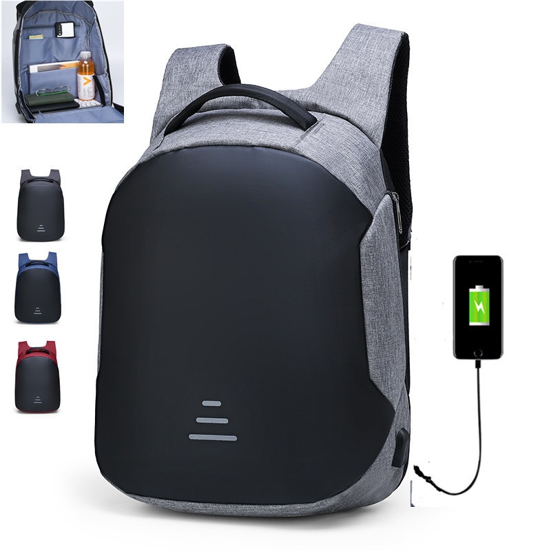 2020 Anti Theft Custom USB Charging Men Back Pack Waterproof Backpack Notebook Bags Business Laptop Backpack – School Bag and Computer Backpack price