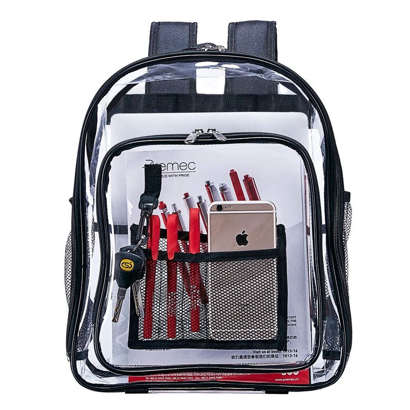 Wholesale Durable Outdoor Clear Transparent PVC Backpack See Through School Bag – Clear Transparent Backpack and Fashion Backpack price