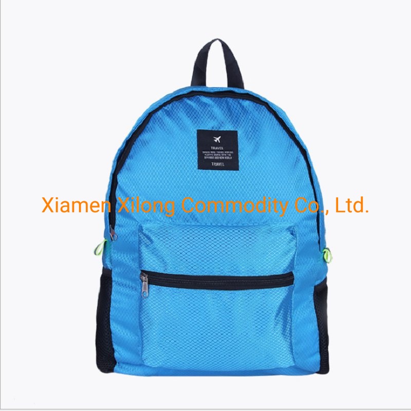 Wholesale Polyester Multifunction Foldable School Backpack Travel Pouch Bag – Folding Backpack and Mini Backpack price
