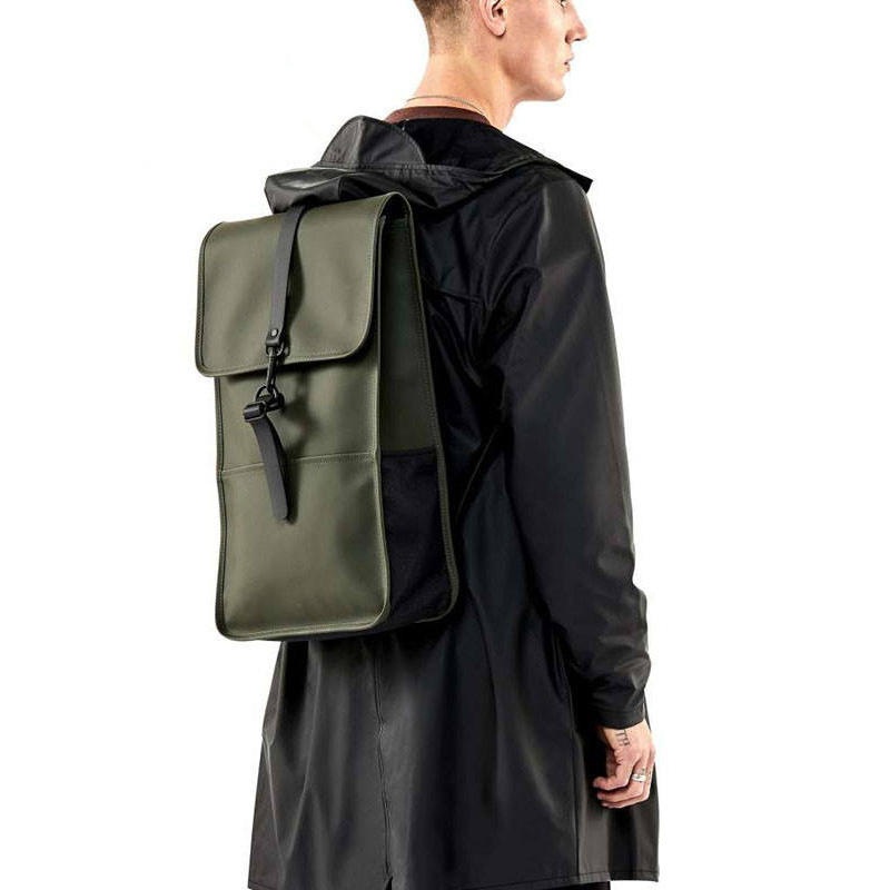 Custom Logo School & Travel Laptop Backpack Fashion Sports Leather Bagpack Zipper Closure Casual Waterproof Bookbag Black Color – School Backpack and Travel Backpack price