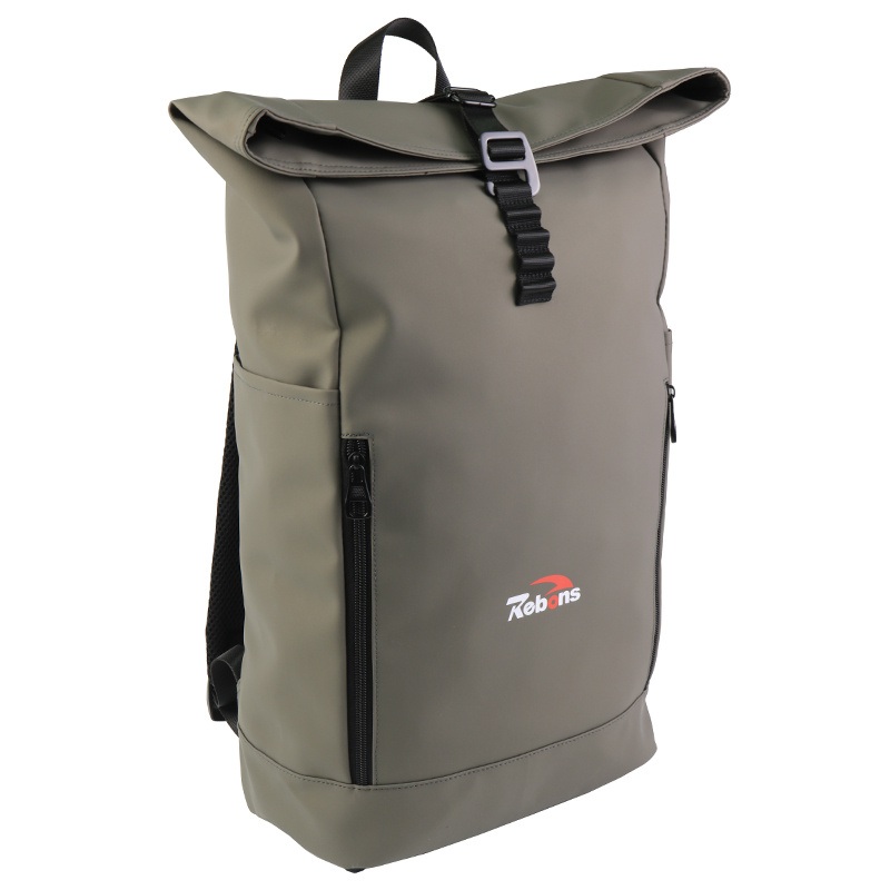 Custom Logo Trendy Luxury Leather Outdoor Hiking Sport Travel Bag Laptop Bagpack for Men – Leather Travel Bag Bagpack and Custom Logo Laptop Bagpack price