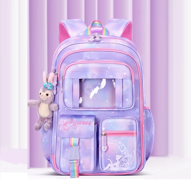 Girl Printing Logo New Large Capacity School Backpack for Children Bags Waterproof Cartoon School Bags Backpack – Backpack and Cartoon School Bags Backpack price