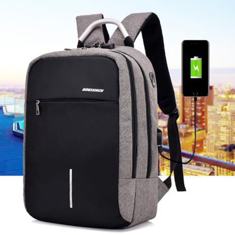 New Arrival Manufacturer Factory USB Charging Student College Backpack Business Laptop Computer USB Backpack – USB Backpack and Business Backpack price