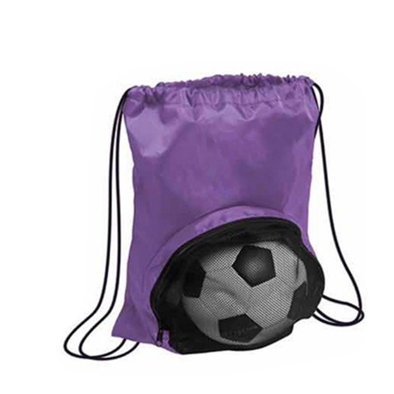 Polyester Material Football Drawstring Backpack Clear Mesh Colorful Ball Bag for Gym Sports – Mesh Sports Bag and Mesh Sport Ball Bag price
