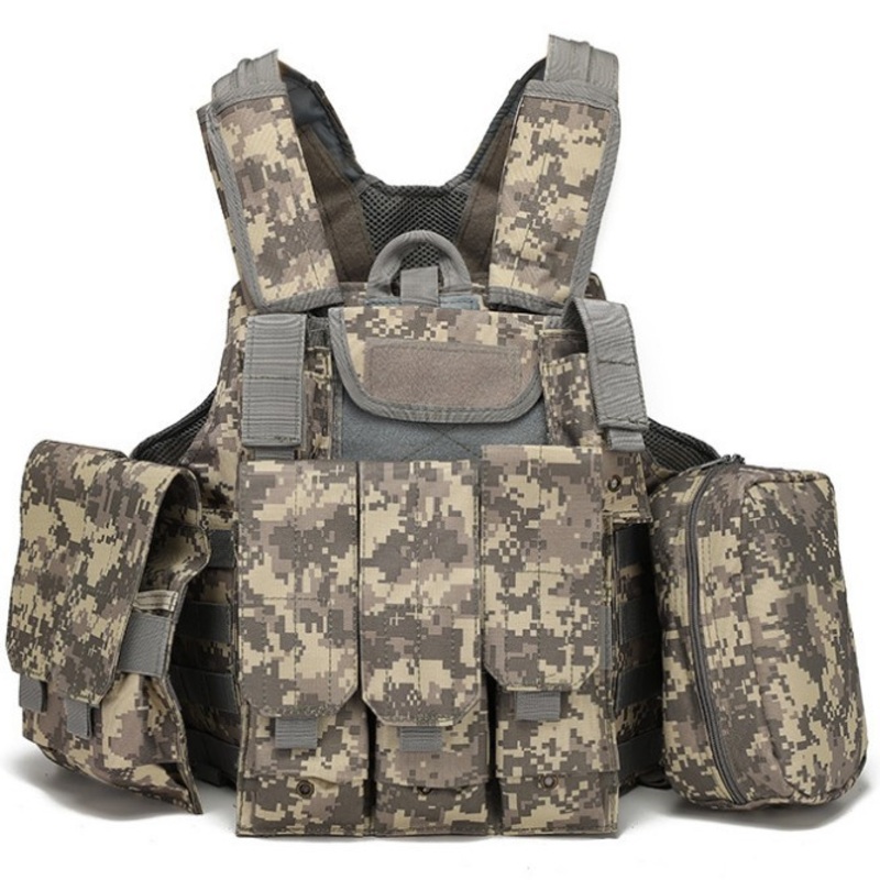 Camouflage Tactical Black Eagle Protective Vest Training Equipment Vest Set – Tactical Vest and Camo Vest price