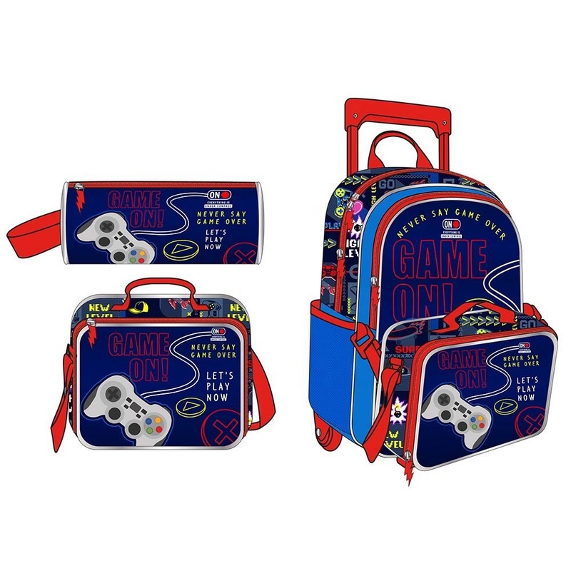 Custom Logo Kids Trolley Bags Waterproof Children School Trolley Backpack for Boys – School Bag and Backpack price