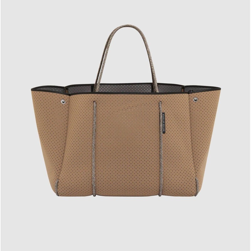 Custom Soft Waterproof Grid Pattern Neoprene Shopping Bag for Women – Neoprene Leisure Bag and Neoprene Outdoor Bag price