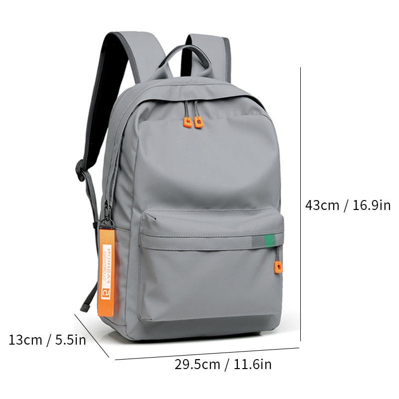 Customized Lightweight Large-Capacity Backpackstudent Backpack Simple Fashionable Casual College Middle School Style Zipper Polyester Bag – Travel Backpack and School Bag price