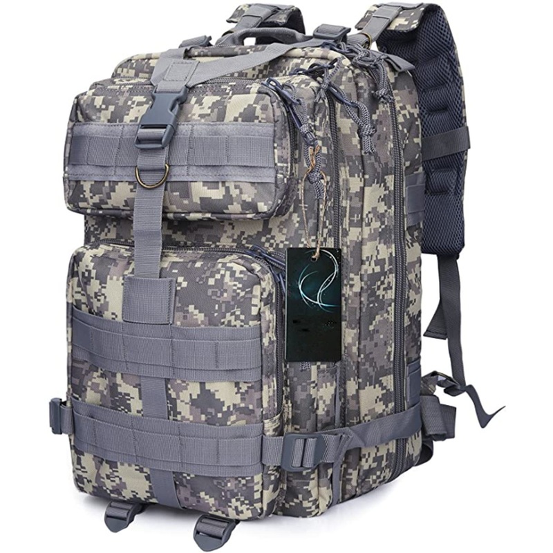 New Design Waterproof 35L Outdoor Travel Hiking Outdoor Sports Camouflage Tactical Backpack Tactical Rucksack – Tactical Backpack and Mountaineering Bag price