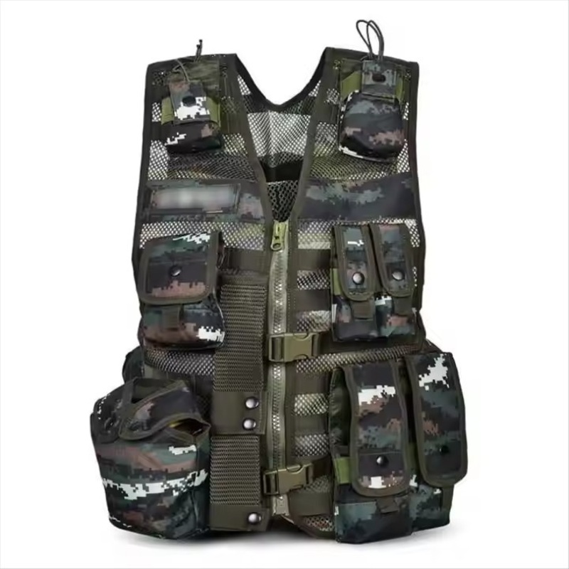 Tactical Combat Mesh Vest Tactical Hunting Vest Adjustable Camouflage Outdoor CS Training Vests – Cycling Bag and Sport Bag price
