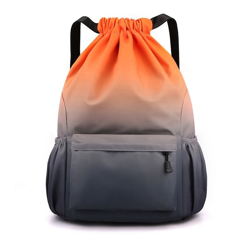 Big Capacity Nylon Backpack Bag Drawstring Girl Single Shoulder Bag – Drawstring Backpack and Drawstring Backpack Bag price