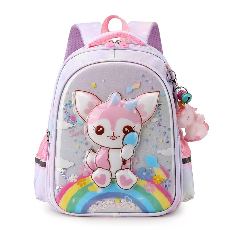 Childrens Backpack Cartoon Fashion Print Elementary School Backpack Large Capacity Kindergarten Backpack – School Backpack and Lightweight Backpack price