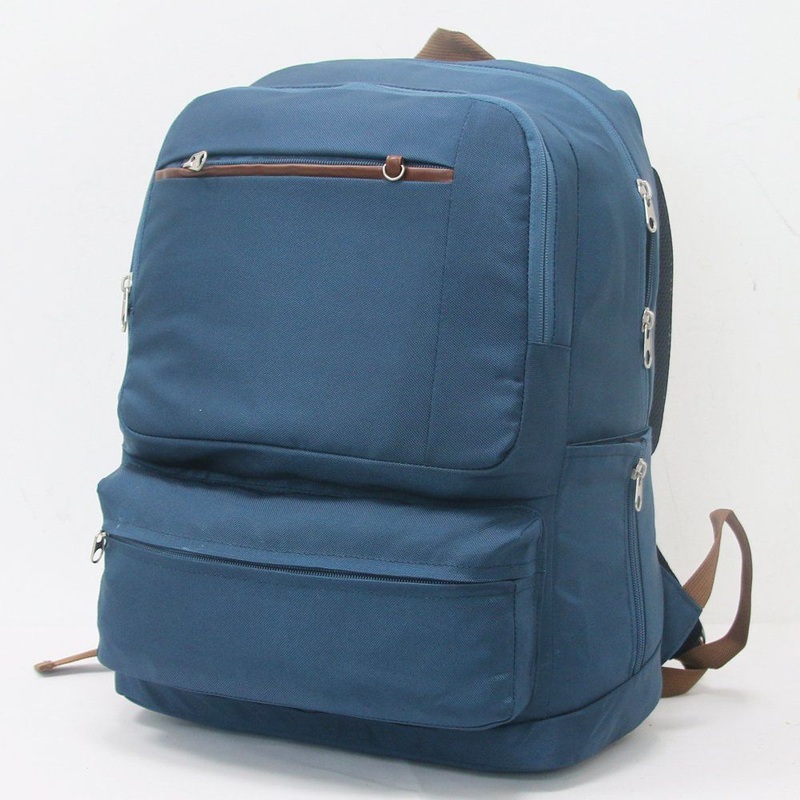 China Factory Mens Custom Outdoor Blue Nylon Business Travel Laptop Backpack – Laptop Backpack and Business Laptop Backpack price