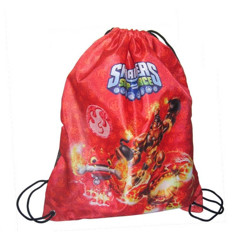 Customized Cartoon Shoe Gym Sack Swimming Waterproof Polyester Drawstring Bag – Drawstring Bag and Polyester Drawstring Bag price
