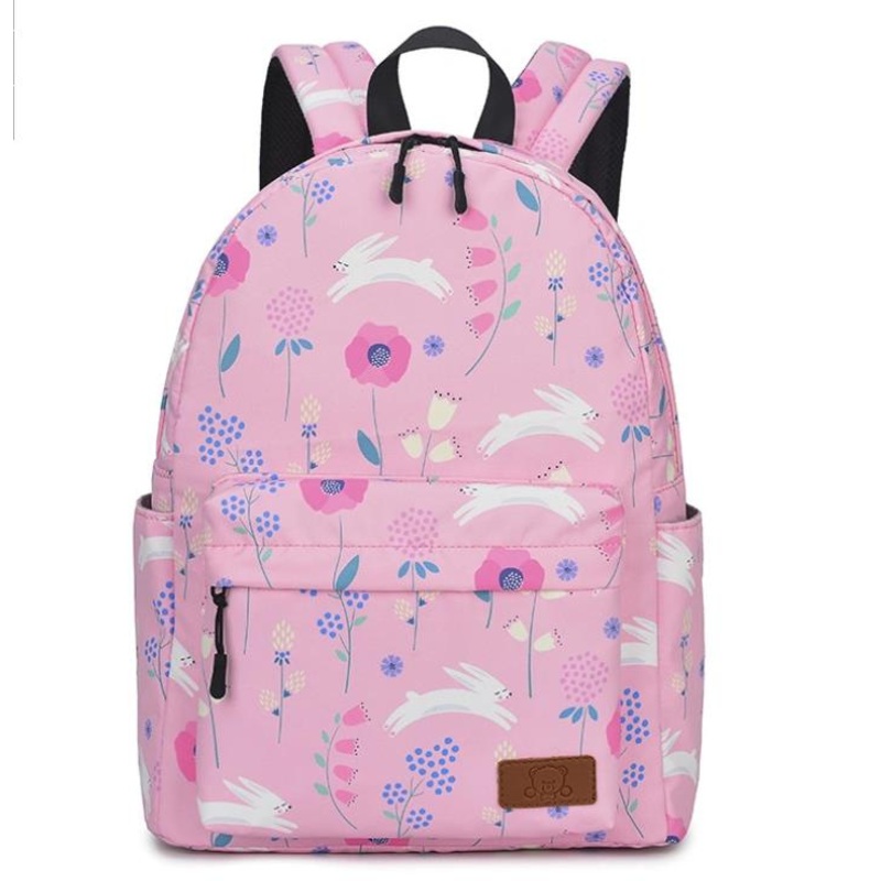Flowers Prints Primary School Student Satchel Backpack for Students – Bag and Rucksack price