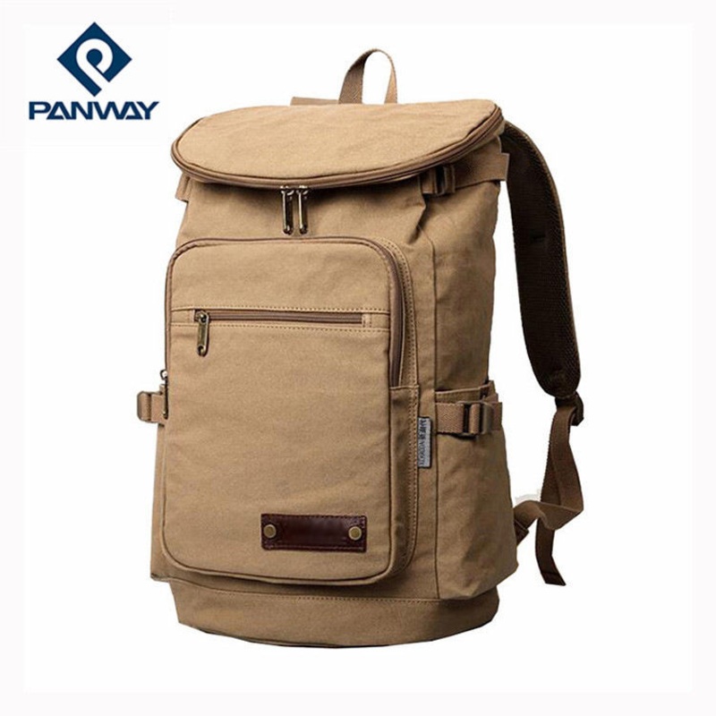 Stom Logo Fashion Outdoor Hiking Durable Cotton Laptop Waxed Canvas Backpack – Canvas Backpack and Outdoor Backpack price