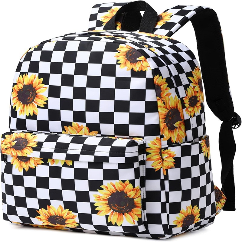 Wholesale Sunflower Printing Teens Bookbag Laptop Backpack with Adjustable Strap – Custom Bag and Fashion Bags price