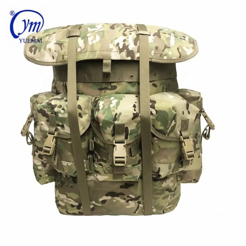 Yuemai Hot Sell Large Olive Drab Tactical Tactico Surplus Rucksack Trekking Pack Alice Backpack with Metal Frame – 65L Backpack and Camo Backpack price