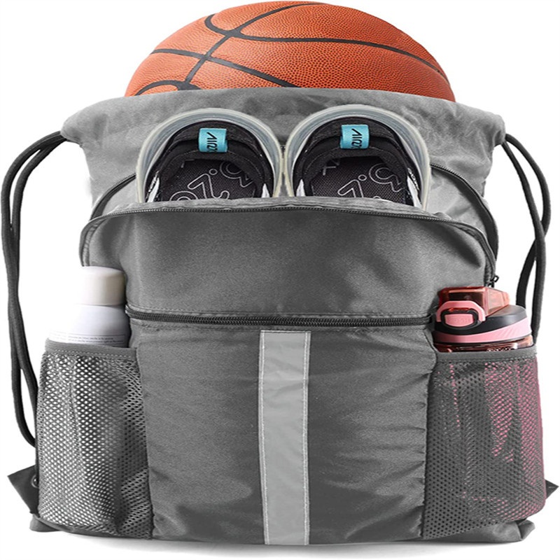 Custom Logo Sports Nylon Drawstring Gym Backpack Bags with Zipper – Custom Bag and Fashion Bags price