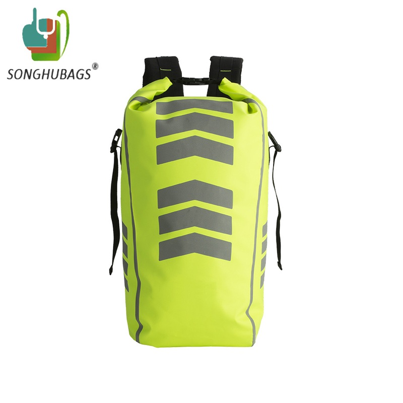 Custom Unisex New Fashion PVC Tarpaulin Light Green School Outdoor Sports Travel Hunting Hiking Waterproof Dry Backpack Shoulder Bag – Waterproof Bag and Bag price