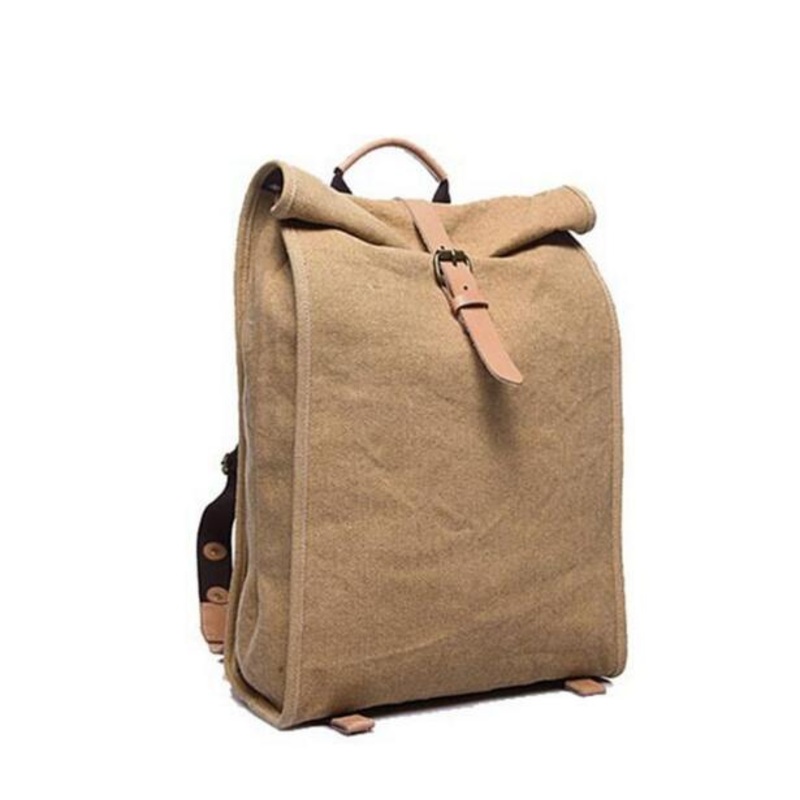 New Model Vintage Genuine College Canvas Fashionable Backpacks Sh-16042904 – Canvas Backpacks and College Backpacks price