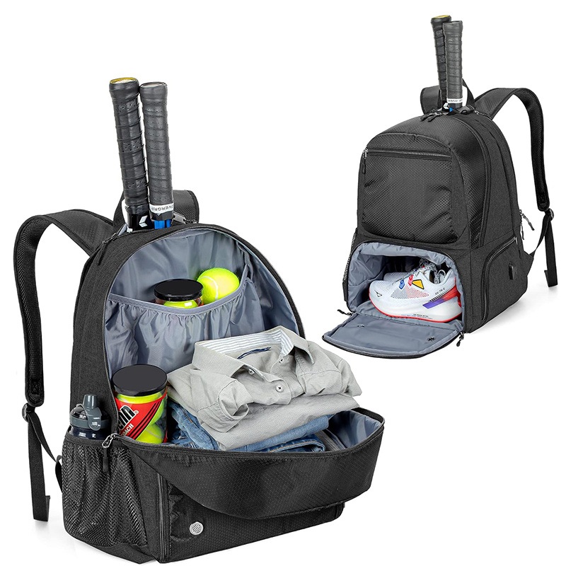 Tennis Pickleball Badminton Squash Sports Backpack with Shoes Compartment – Baseball Backpack and Custom Bag price