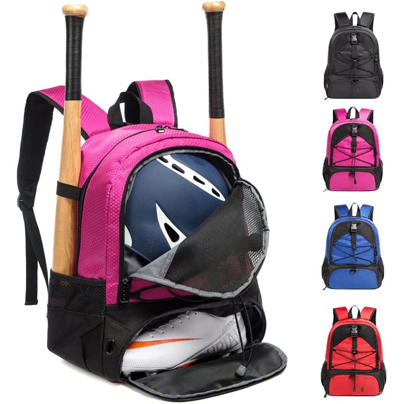 2024 New Teeball Gear Softball Helmet Bat Baseball Backpack with Shoes Compartment – Baseball Backpack and Custom Bag price