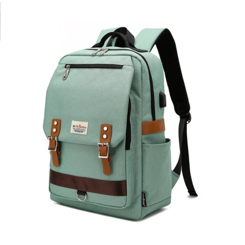 Backpack with USB Charging Port School College Students Bookbag – Bag and Rucksack price