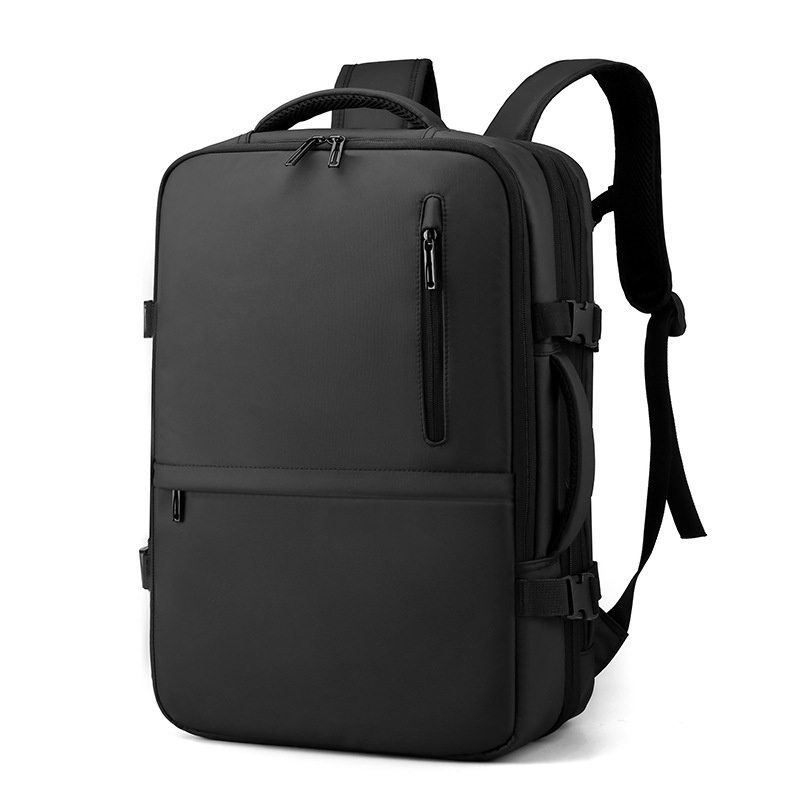 Fuliya Hot Selling Travel Mens Backpacks with USB Port Expandable Waterproof Black Laptop Backpack Bag – Backpack and Laptop Backpack price