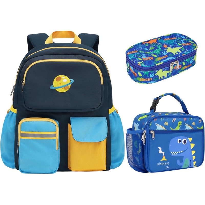 Kids Backpack for Boys – Preschool Kindergarten Bookbag for Children, Elementary Schoolbag and Backpack with Lunch Box and Pencil Case Set – Backpack and Backpack Bag price