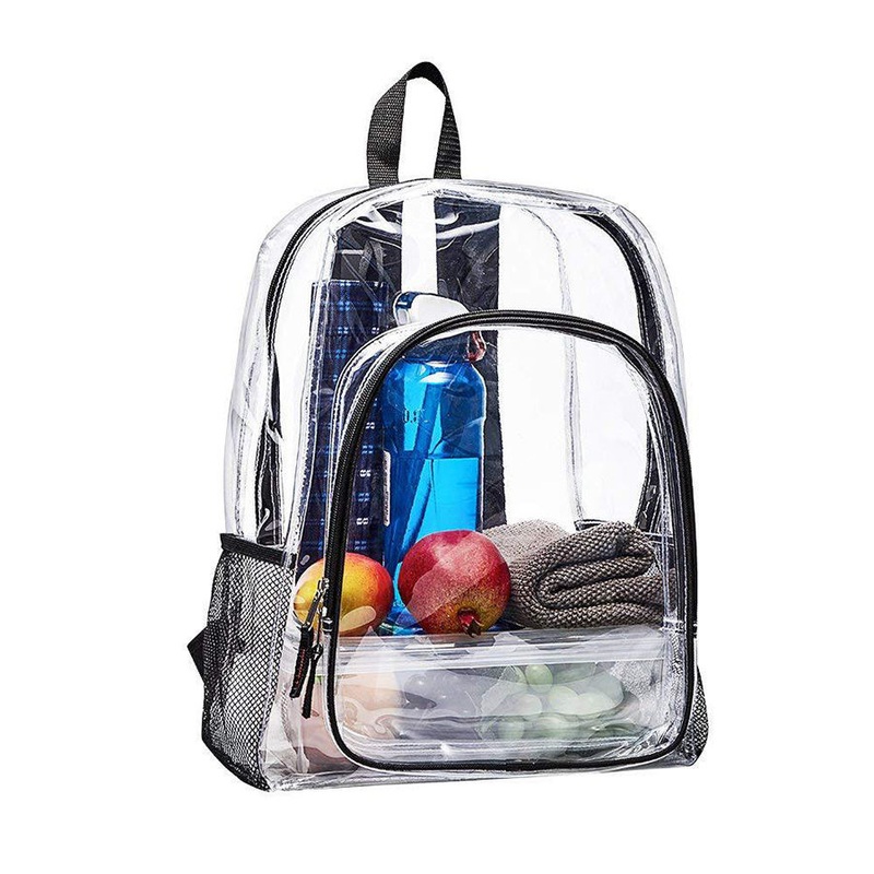 Transparent PVC Backpack with Custom Logo for Sports and School – Clear Backpack and Custom Logo Backpack price