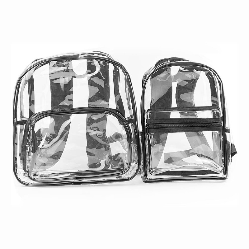 Custom Size Large Capacity Transparent Clear Backpack Bookbag PVC Backpack for Women and Girls Clear PVC Backpack – Backpack Bag and Clear PVC Bag price