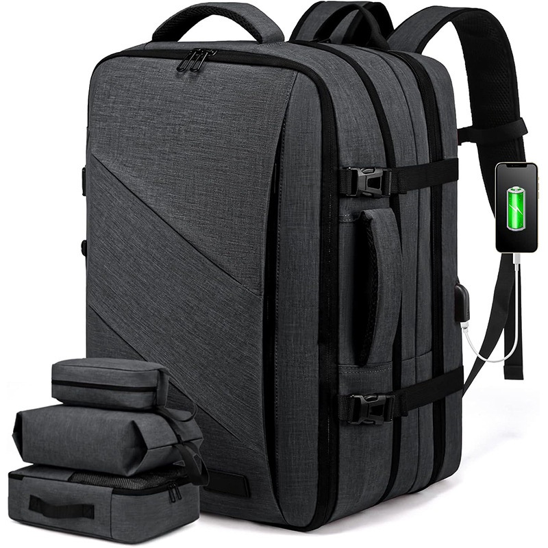 Fuliya Custom Waterproof Large USB Business Laptop Bag Carry on Light Approved Expandable Backpack Men Women Travel Bag Sets – Waterproof Laptop Bag and Laptop Backpack price