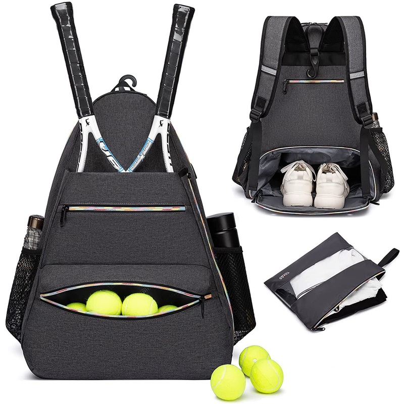 High-Quality Large Outdoors Tennis Bags Tennis Backpack with Shoe Compartment Shoe Bag – Outdoors Tennis Backpack and Large Tennis Backpack price