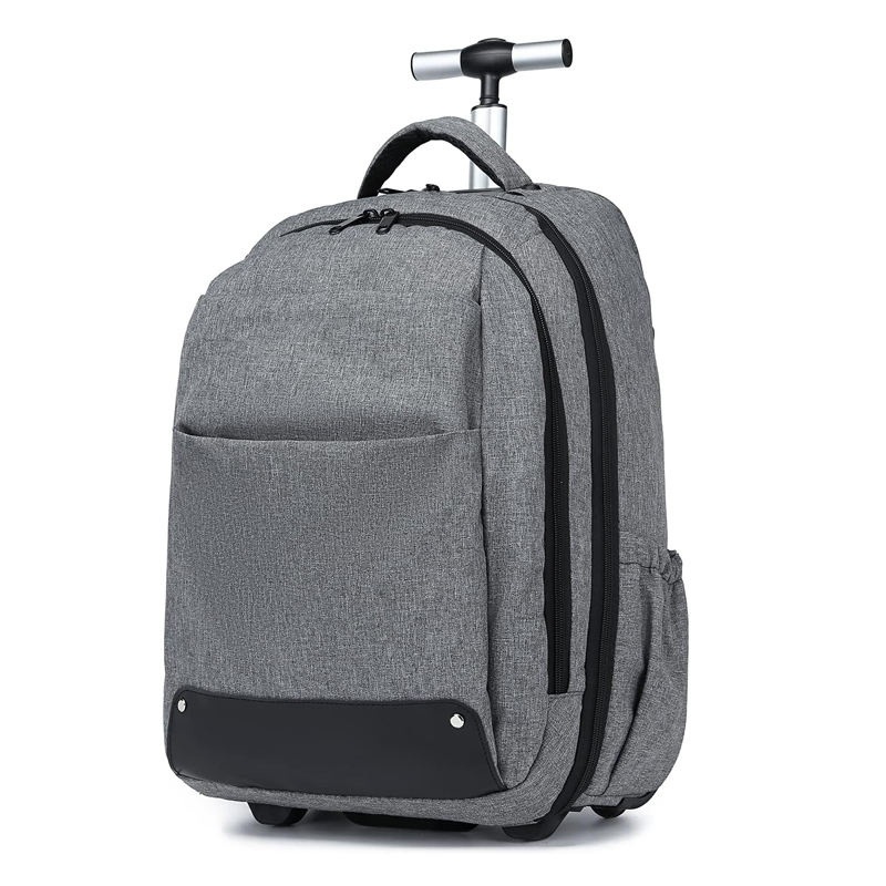 Travel Laptop Backpacks with Wheels Men 17 Inch Trolley Business Backpack Suitcase for Travel – Backpack and School Backpack price