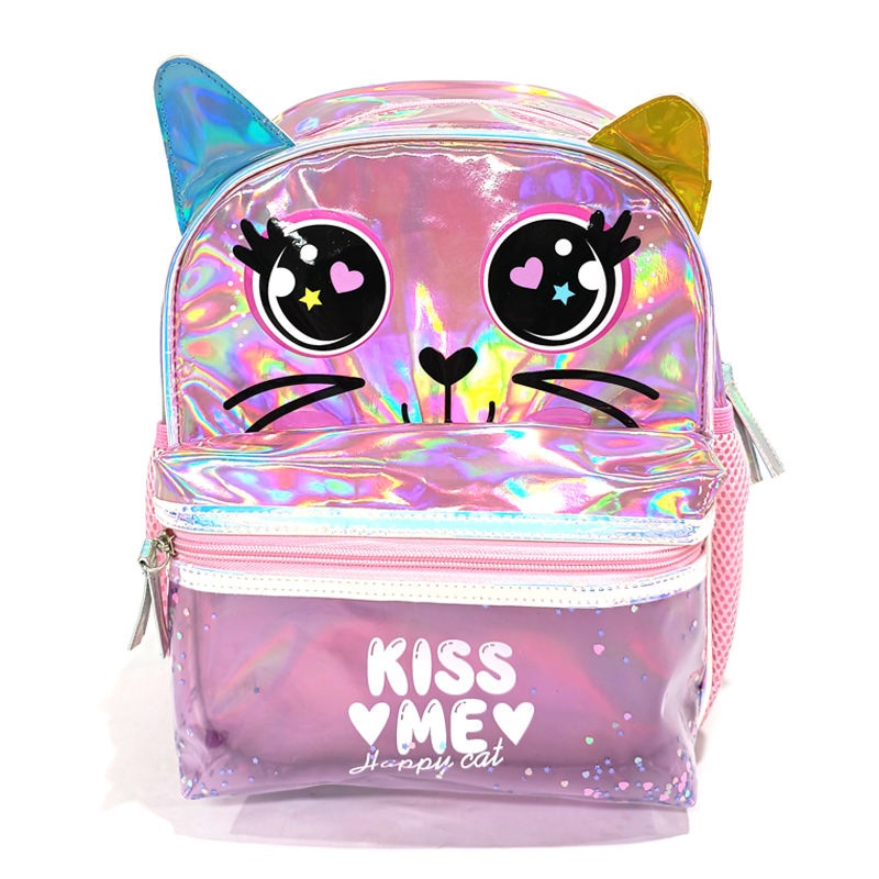 Animal Cartoon Holographic PU Toddler Backpack Kids School Bag for Kindergarten Kids – School Bag and Backpack price