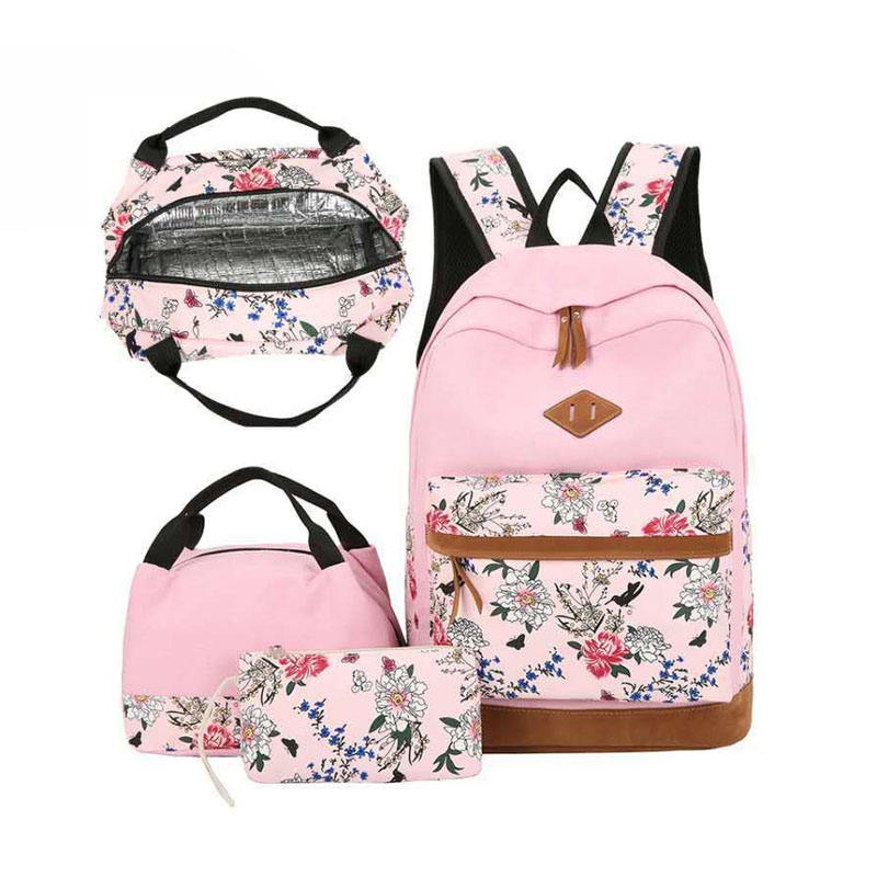 Custom Fashion Trend New 3 Set Backpacks School Bag with Soft Canvas – Shoulder Bag and Custom Bag price