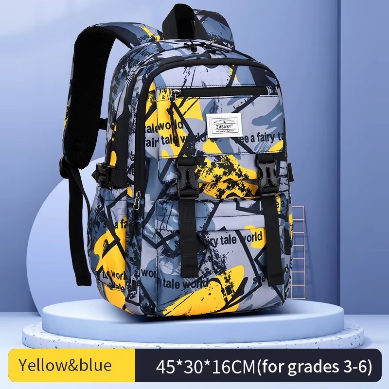Factory Fashion Nylon Anti-Theft Travel Waterproof Backpack, Unisex School Printed Backpack – Trendy Backpack and Printed School Backpack price