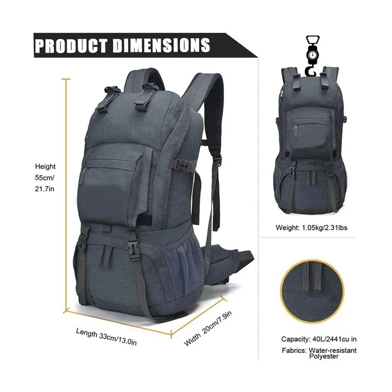 Large Capacity High Quality Waterproof Outdoor Adventure Sport Backpack Hiking Camping Bag – Amazon and Outdoor price