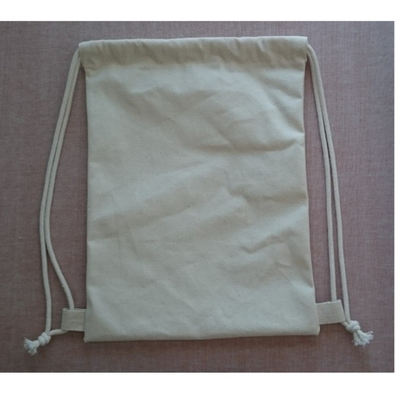 Promotional Cotton Backpack String Gym Sack Canvas Cinch Sport Cinch Drawstring Bag – Calico Drawstring Bag and Cinch Bag price