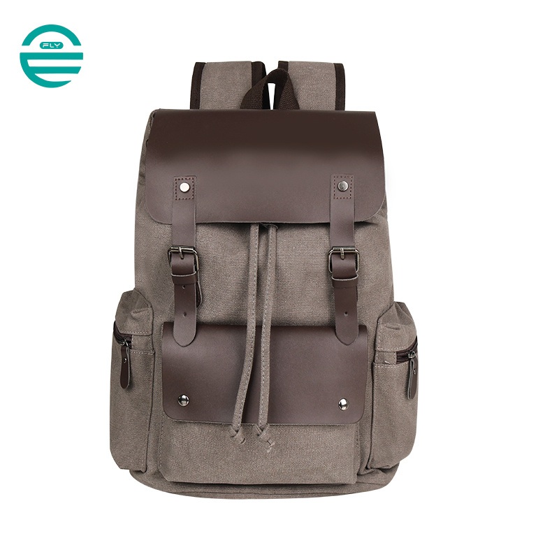 Vintage Shoulder Laptop Backpacks Drawstring Canvas School Bag Backpack – Backpack and Drawstring Backpack price