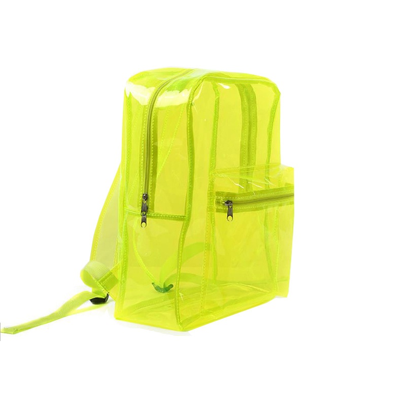 Customized PVC Outdoor Beach Waterproof Bag Student Travel See Through Backpack – Backpack and PVC Bag price