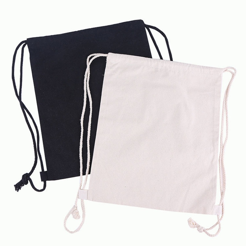 Factory Audit Custom Eco-Friendly School Sport Backpack Cotton Drawstring Bag – Cotton Drawstring Backpack Bag and Cotton Canvas Drawstring Bag price