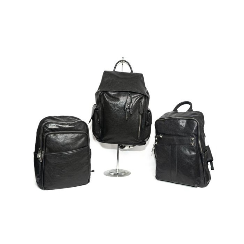 Leisure Sport Lamb Leather Backpack Unisex High Quality Leather Bag Backpack – Bags and Backpack price
