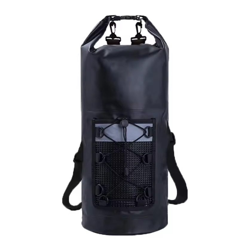 Roll Top Fishing Boat Diving 15L 20L 30L Outdoor Waterproof with Mesh Dry Sack Waterproof Dry Bag – Bag and Shoulder Bag price