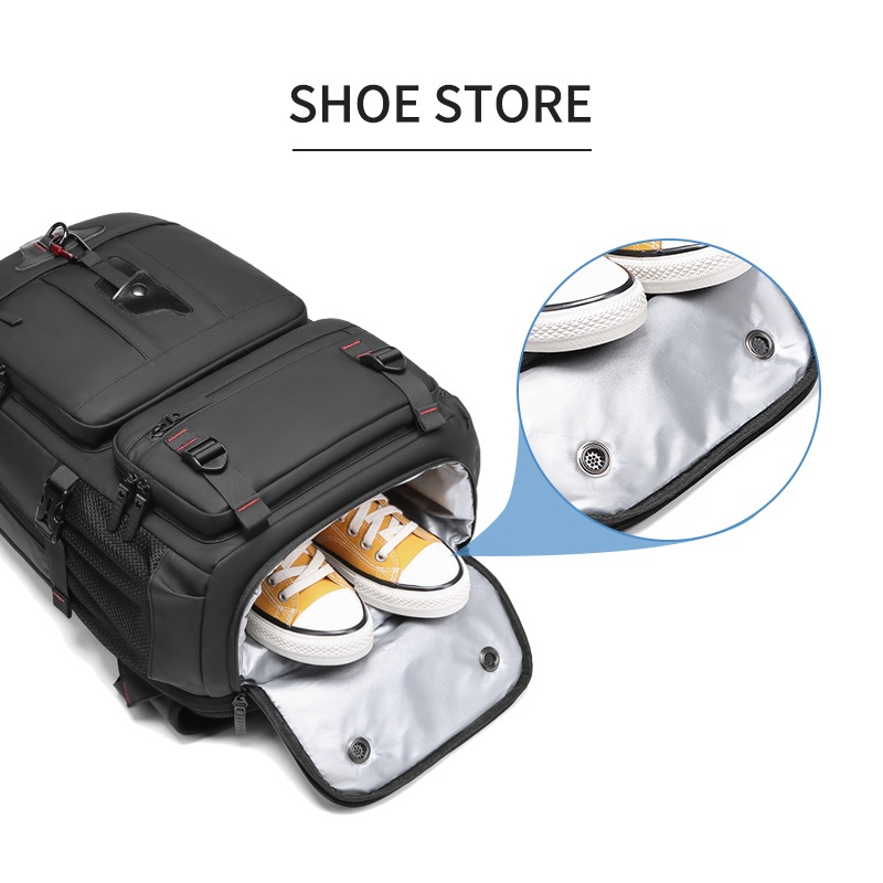 Travel Outside Backpack Man Large Space Have Shoes Compartment Man Backpack – Backpack and Sport Backpack price